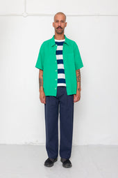 Drawcord Loose Trousers Seersucker