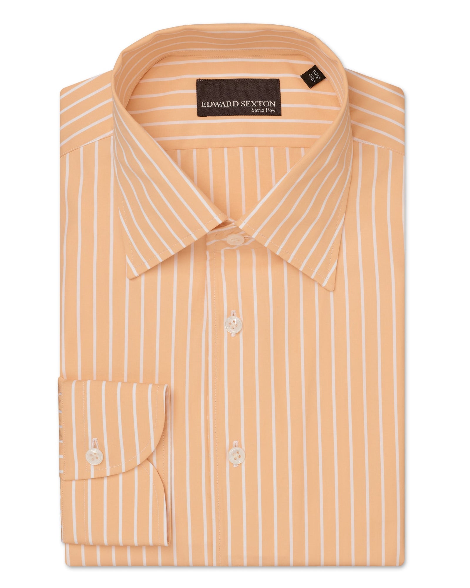 Sunset Yellow Butchers Stripe Shirt