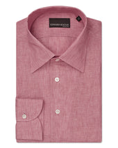Mauve Linen Relaxed Fit Shirt