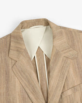 Single Breasted Safari Suit Jacket