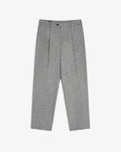 Houndstooth Pleated Trouser