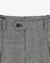 Houndstooth Pleated Trouser