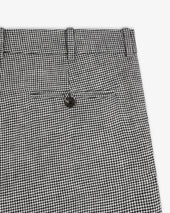 Houndstooth Pleated Trouser