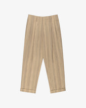 Double Pleated Safari Suit Trouser