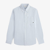 Yarn Dyed Striped Crest Shirt