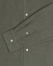 Long-Sleeve Linen Shirt