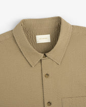 Short Sleeve Seersucker Shirt