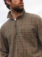Aberfeldy Windbreaker In Green Multi Check Jersey