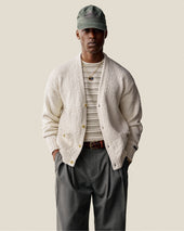 Cotton Slub Cardigan