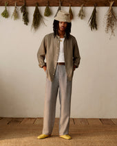Houndstooth Pleated Trouser