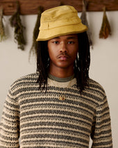 Perforated Suede Bucket Hat
