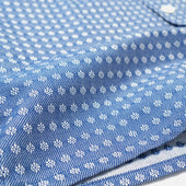Jay Jacquard Denim Club Shirt