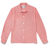 Salmon Jacquard Denim Club Shirt