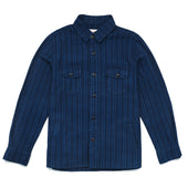 Sashiko Stripe Overshirt