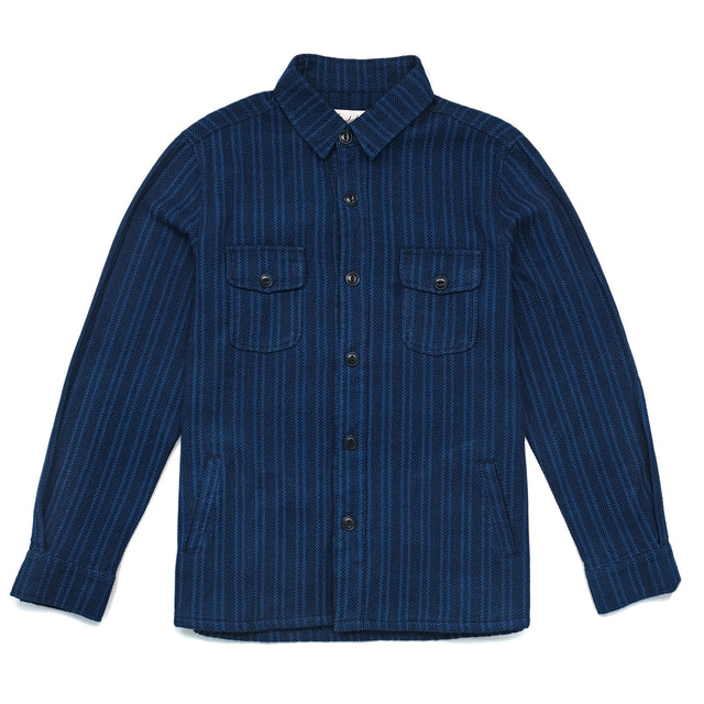Sashiko Stripe Overshirt