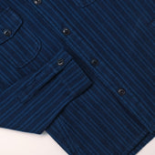 Sashiko Stripe Overshirt