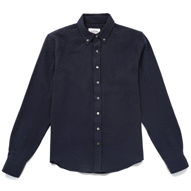 Navy Quilted Classic Shirt