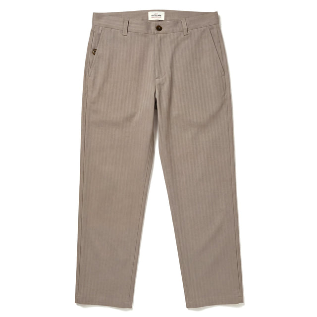 Taupe Herringbone Engineer Pant