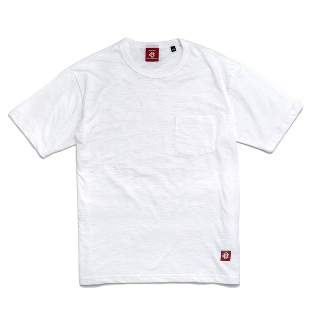 White Slub Pocket T-Shirt