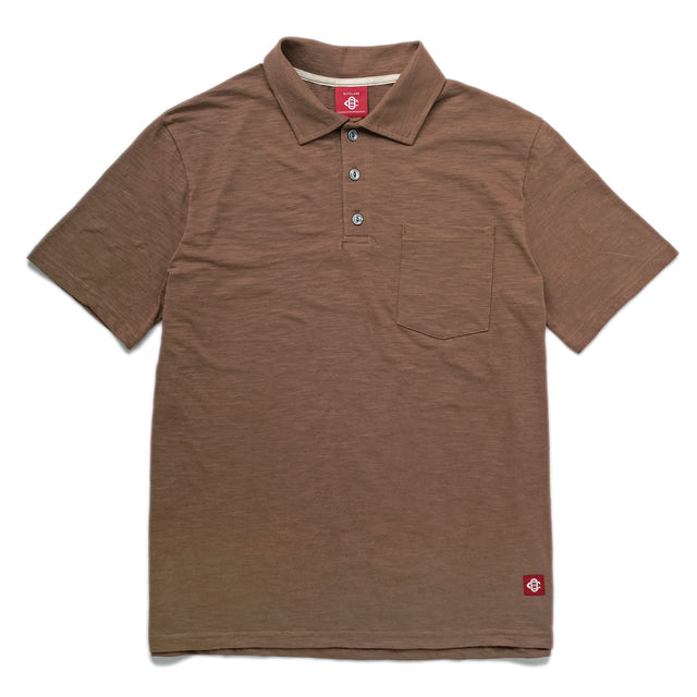 Mocha Slub Polo