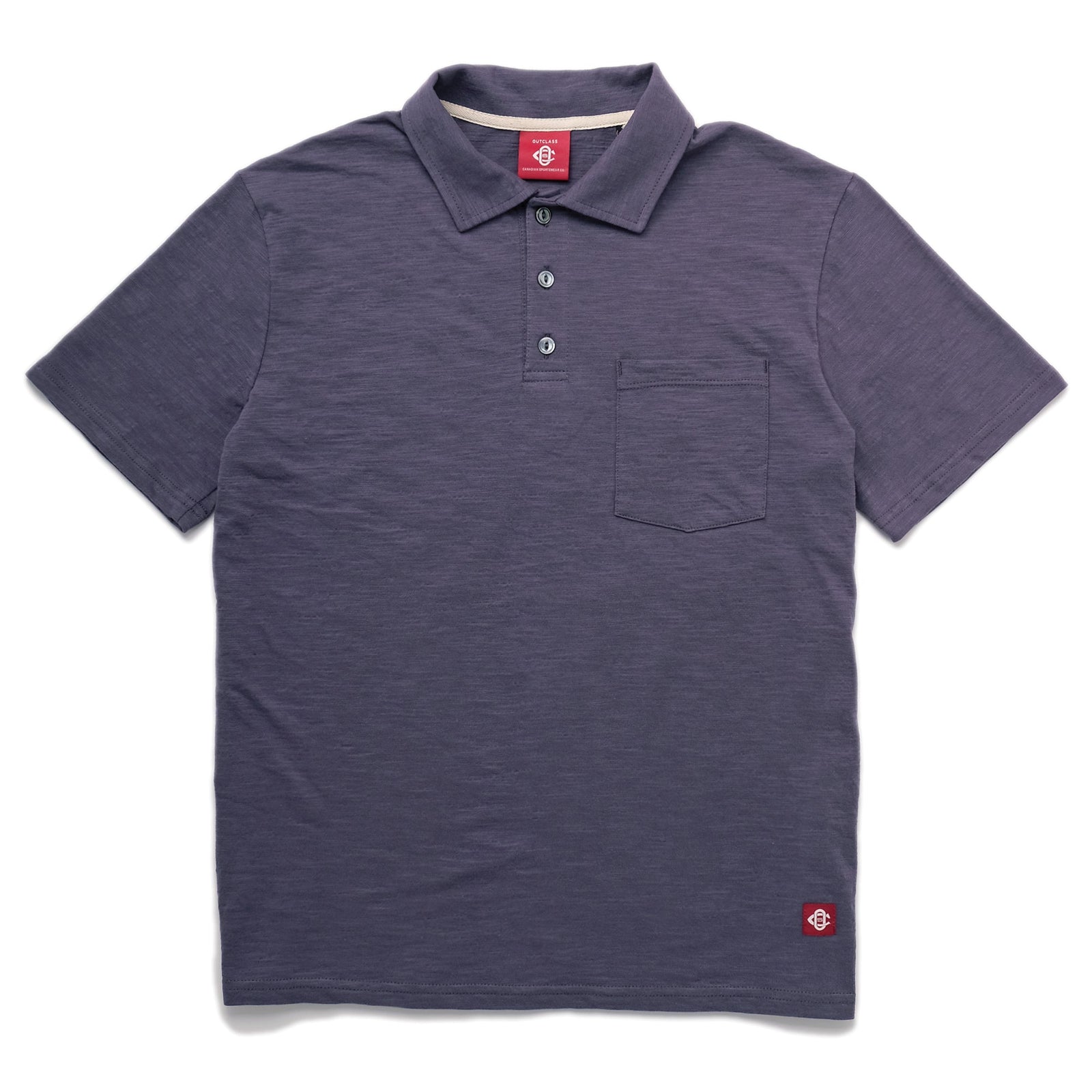 Violet Slub Polo