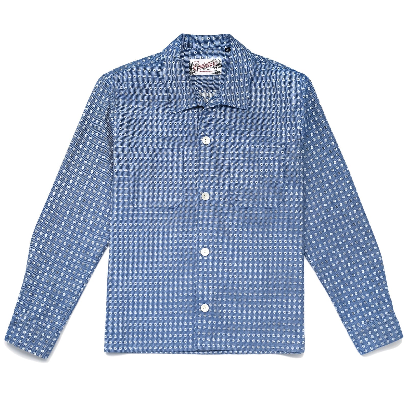 Jay Jacquard Denim Club Shirt