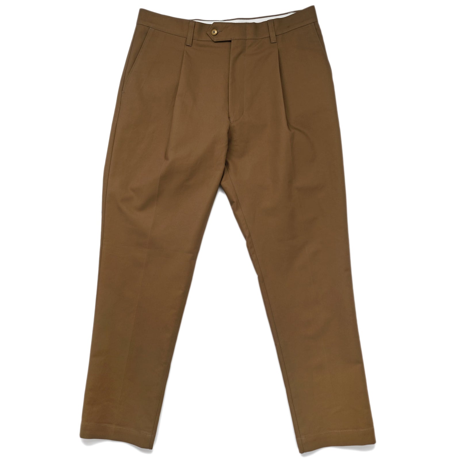 Clay Sateen Pleated Pant