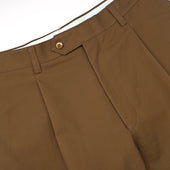 Clay Sateen Pleated Short