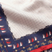 Nautical Polka Dot Pocket Square
