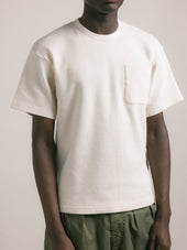 Fly T-Shirt in Natural Brushed Waffle