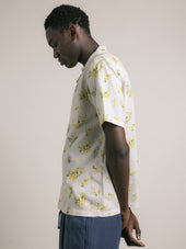 Crammond Shirt In Gorse Print Cotton