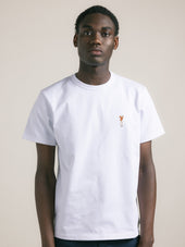 Cargill T-Shirt in White Golf Embroidery