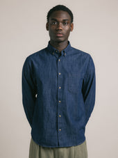 Raeburn Button Down Shirt in Denim
