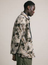 Ormiston Jacket in Brown Camo Jacquard