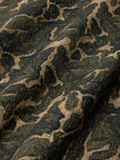 Taymount Overshirt in Olive Landscape Print Cotton