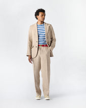Flanneled Linen Trouser