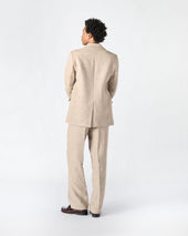 Flanneled Linen Trouser