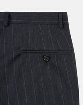 Made In Usa Fox Brothers Chalk Stripe Double Breasted Suit