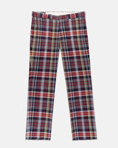 Made In Usa Yellow Authentic Madras Trousers