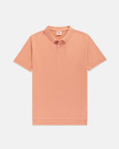 Breton Red Cotton Pique Polo