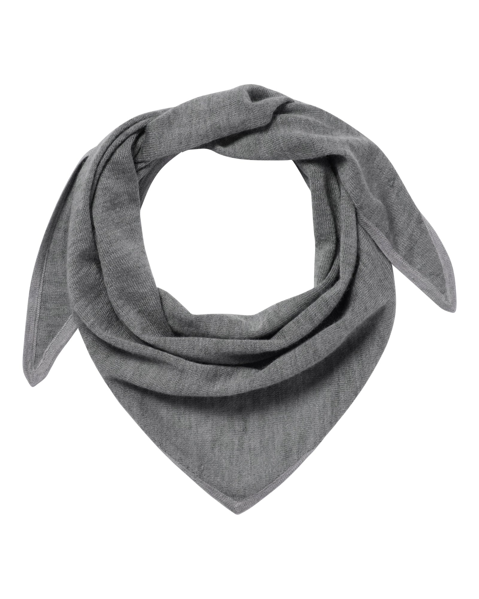 Unisex Silk Cashmere Scarf Graphite Grey