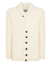 Men's Kensington Cashmere Cardigan New Ivory White
