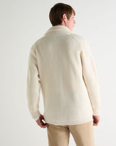 Men's Kensington Cashmere Cardigan New Ivory White
