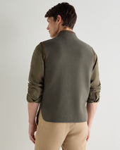 Men's Shaftesbury Cashmere Gilet Olive Green