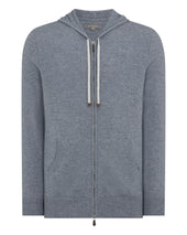 Men's Ladbroke Cashmere Hoodie Ash Grey