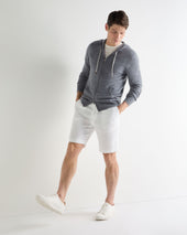 Men's Ladbroke Cashmere Hoodie Ash Grey