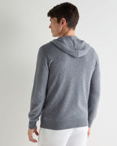 Men's Ladbroke Cashmere Hoodie Ash Grey