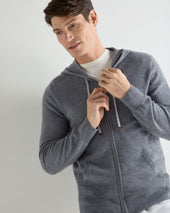 Men's Ladbroke Cashmere Hoodie Ash Grey