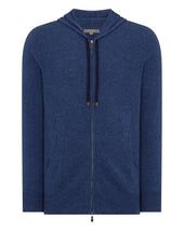 Men's Ladbroke Cashmere Hoodie Bright Denim Blue