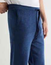 Men's Ladbroke Cashmere Jogger Bright Denim Blue